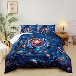 Galaxy Comforter Set for Kids - Outer Space Theme