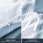 Wake In Cloud Striped Duvet Set, Full Size