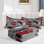 Axolotl Twin Comforter Set with Racing Cars