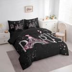 Feelyou Eiffel Tower 7-Piece Comforter Set