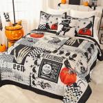 Evenhug Halloween Quilt Set for Queen Bed