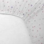 HonestBaby Organic Cotton Crib Sheets Set - Light Blue