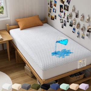 OhGeni Twin Size Bamboo Mattress Protector