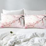 Pink Cherry Blossom Comforter Set for Teens