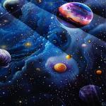 Galaxy Comforter Set for Kids - Outer Space Theme