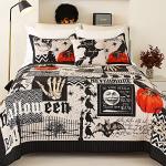 Evenhug Halloween Quilt Set for Queen Bed