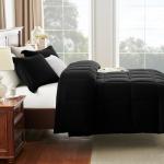 CozyLux 3-Piece Soft Black Bed Set
