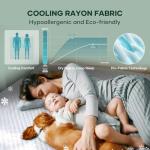 OhGeni Twin Size Bamboo Mattress Protector