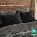 Ultra Soft Velvet Pillowcases 2 Pack - Black