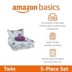 Kids’ Twin Microfiber Bed-in-a-Bag Set - Flowers