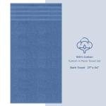 Luxury 4-Piece Turkish Cotton Bath Towel Set