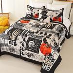 Evenhug Halloween Quilt Set for Queen Bed