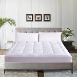Queen Cotton Waterproof Mattress Pad with Pillowtop