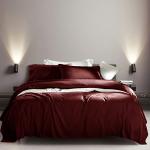 SONORO KATE King Bed Sheet Set, Burgundy