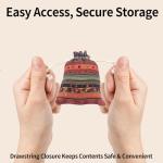 Egyptian Style Coin Pouches - Set of 12