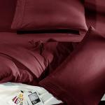 SONORO KATE King Bed Sheet Set, Burgundy