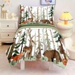 Woodland Animal Toddler Bedding Set for Kids