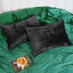 Ultra Soft Velvet Pillowcases 2 Pack - Black