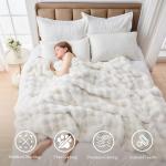 Cozy Faux Fur Throw Blanket for Couch