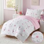 Pink Daisy Toddler Bedding Set – 4-Piece Set