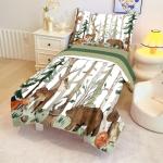 Woodland Animal Toddler Bedding Set for Kids
