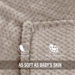 Extra Large Soft Fleece Throw Blanket - Tan