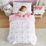 Pink Daisy Toddler Bedding Set – 4-Piece Set