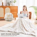 Cozy Faux Fur Throw Blanket for Couch
