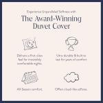 Brooklinen Luxury Cotton Duvet Cover, Full/Queen, Cream