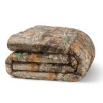 Northwest Realtree King Bed in a Bag Set, 1 Comforter, 1 Fitted Sheet, 1 Flat Sheet, 2 Pillowcases, All Seasons, Camo Bedding with Realtree Edge Design