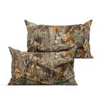 Northwest Realtree King Bed in a Bag Set, 1 Comforter, 1 Fitted Sheet, 1 Flat Sheet, 2 Pillowcases, All Seasons, Camo Bedding with Realtree Edge Design