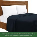 Luxury Flat Sheet on Amazon Elegant Comfort Wrinkle-Free 1500 Premier Hotel Quality 1-Piece Flat Sheet, California King Size, Black