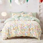 Wake In Cloud Floral Twin Bedding Set for Girls