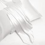 Dark Grey Mulberry Silk Satin Sheet Set