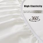 Dark Grey Mulberry Silk Satin Sheet Set