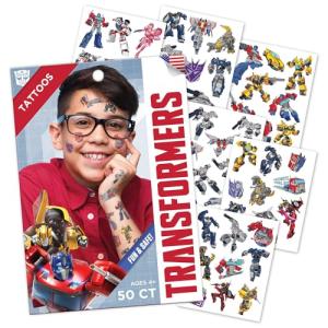 Transformers Temporary Tattoos for Kids – 50 Pack
