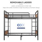 Heavy Duty Twin Over Twin Bunk Bed Set