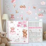 5-Piece Toddler Crib Bedding Set - Cloud Theme