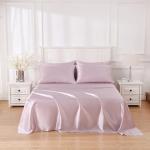 Luxury Satin Bed Sheets Set - Full, Light Purple