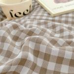 Nayoroom Queen Gingham Plaid Bedding Set, 3 Pcs