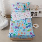 Ocean-Themed Twin Kids Bedding Set with Comforter