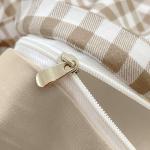 Nayoroom Queen Gingham Plaid Bedding Set, 3 Pcs