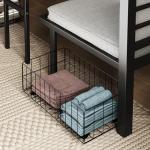 Full Size Loft Bed with Desk and Drawer