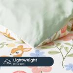 Wake In Cloud Floral Twin Bedding Set for Girls