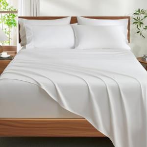 Ivellow Luxury Egyptian Cotton King Sheet Set