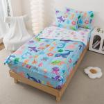 Ocean-Themed Twin Kids Bedding Set with Comforter