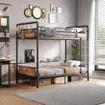 Heavy Duty Twin Over Twin Bunk Bed Set