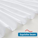 White Adjustable Bed Skirt for Full & Queen