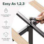 Zinus Queen Maya Upholstered Bed Frame - Dark Grey