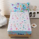 Ocean-Themed Twin Kids Bedding Set with Comforter